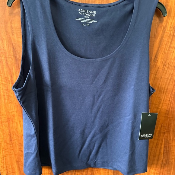 Adrienne Vittadini Deep Blue Tank Top - Picture 1 of 4